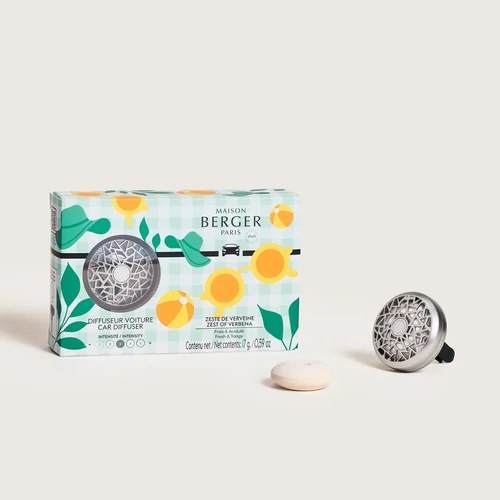 Maison Berger Paris® Estivale Zest of Verbena autós illatdiffúzor szett Maison Berger Paris® Estivale Zest of Verbena autós illatdiffúzor szett