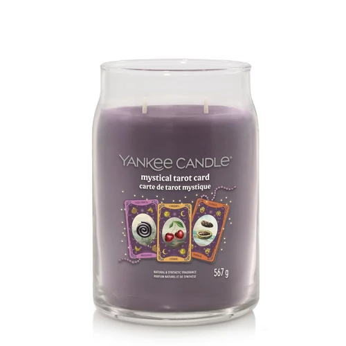 Yankee Candle® Mystical Tarot Card Signature nagy üveggyertya 567 g