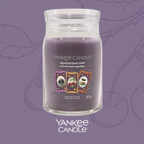 Yankee Candle® Mystical Tarot Card Signature nagy üveggyertya 567 g