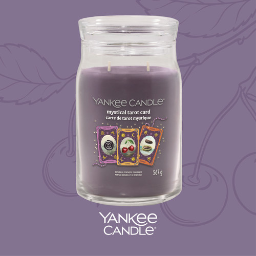 Yankee Candle® Mystical Tarot Card Signature nagy üveggyertya 567 g