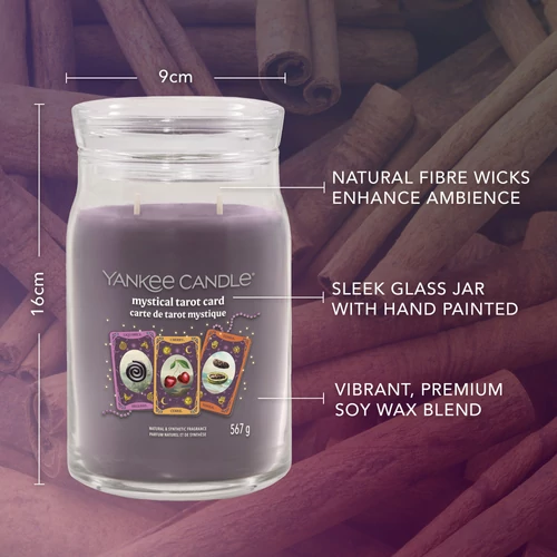 Yankee Candle® Mystical Tarot Card Signature nagy üveggyertya 567 g