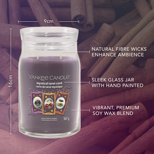 Yankee Candle® Mystical Tarot Card Signature nagy üveggyertya 567 g