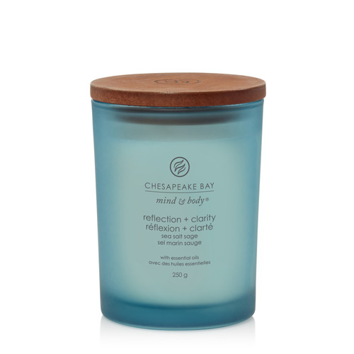 Chesapeake Bay Candle® reflection + clarity (sea salt sage) közepes üveggyertya 250 g