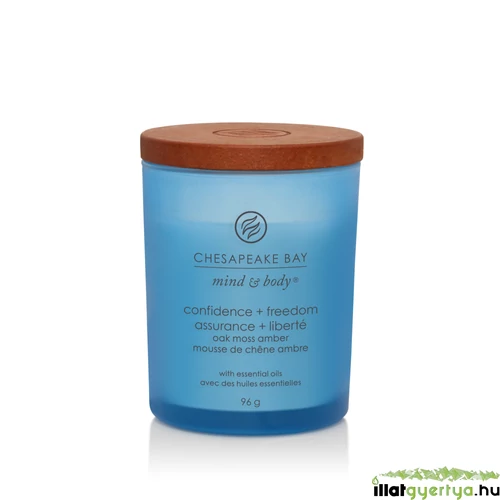 Chesapeake Bay Candle® confidence + freedom (oak moss amber) kis üveggyertya