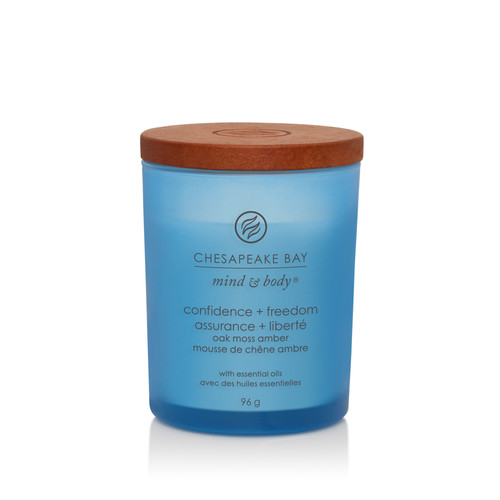 Chesapeake Bay Candle® confidence + freedom (oak moss amber) kis üveggyertya 96 g