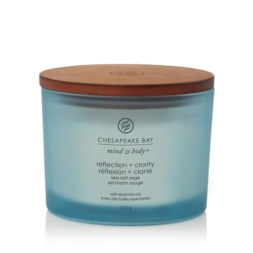 Chesapeake Bay Candle® reflection + clarity (sea salt sage) három kanócos üveggyertya