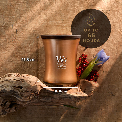 WoodWick® Volcanic Orris közepes üveggyertya 275 g WoodWick® Volcanic Orris közepes üveggyertya 275 g