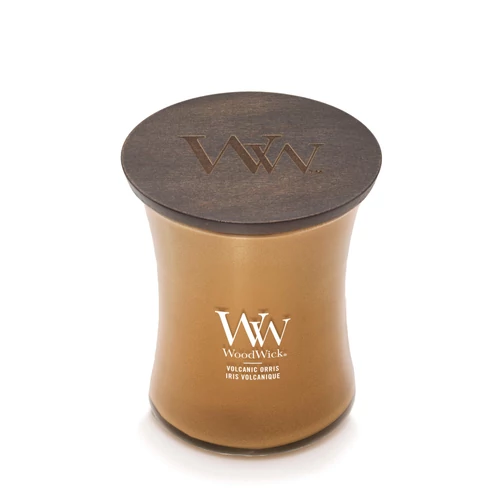 WoodWick® Volcanic Orris közepes üveggyertya 275 g