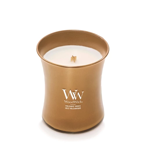 WoodWick® Volcanic Orris közepes üveggyertya 275 g