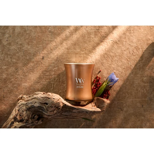 WoodWick® Volcanic Orris közepes üveggyertya 275 g