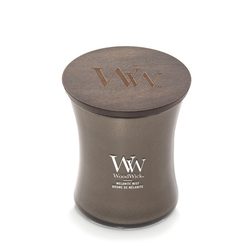 WoodWick® Melanite Mist közepes üveggyertya 275 g WoodWick® Melanite Mist közepes üveggyertya 275 g