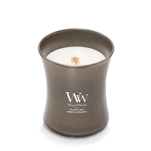 WoodWick® Melanite Mist közepes üveggyertya 275 g WoodWick® Melanite Mist közepes üveggyertya 275 g
