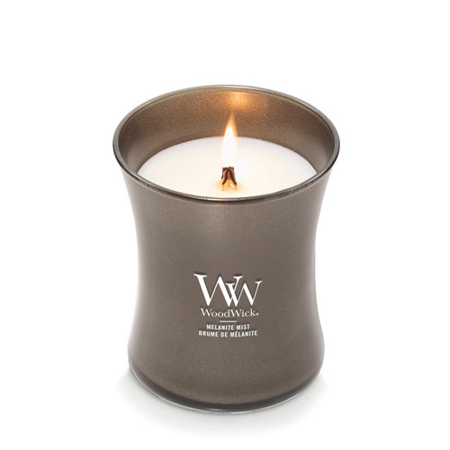 WoodWick® Melanite Mist közepes üveggyertya 275 g WoodWick® Melanite Mist közepes üveggyertya 275 g