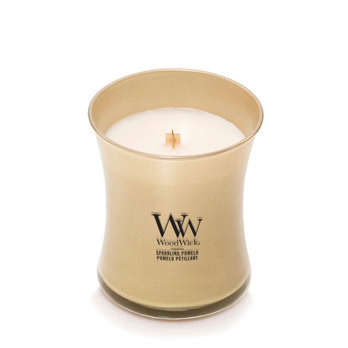 WoodWick® Sparkling Pomelo közepes üveggyertya 275 g WoodWick® Sparkling Pomelo közepes üveggyertya 275 g