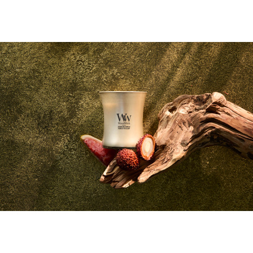 WoodWick® Sparkling Pomelo közepes üveggyertya 275 g WoodWick® Sparkling Pomelo közepes üveggyertya 275 g