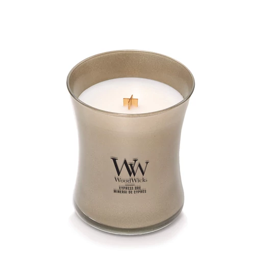 WoodWick® Cypress Ore közepes üveggyertya 275 g