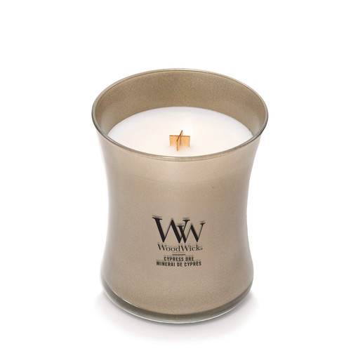 WoodWick® Cypress Ore közepes üveggyertya 275 g