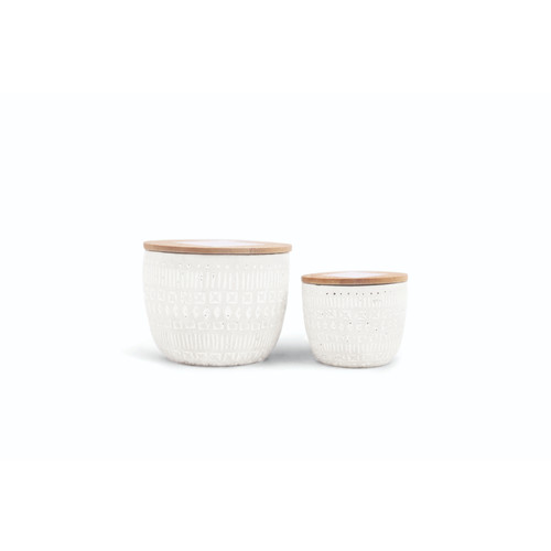 Paddywax™ Cotton & Teak Sonora nagy gyertya 283 g