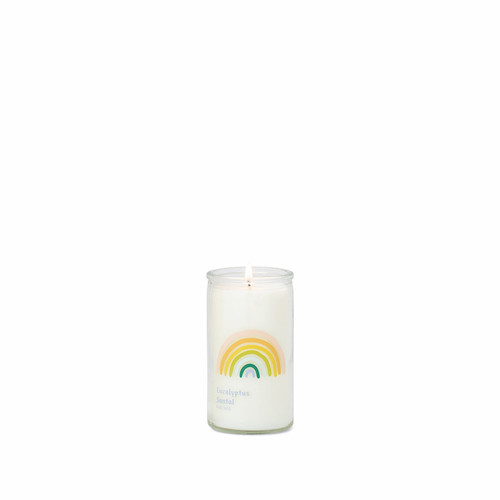 Paddywax™ Eucalyptus Santal Spark "Rainbow" kis üveggyertya 141 g