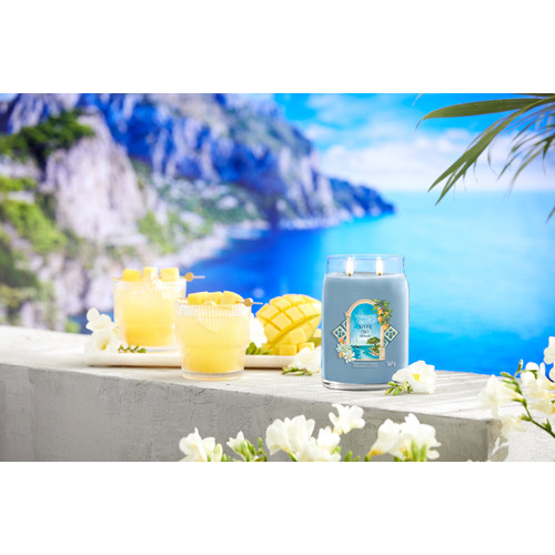 Yankee Candle® Azure Sky Signature nagy üveggyertya 567 g Yankee Candle® Azure Sky Signature nagy üveggyertya 567 g