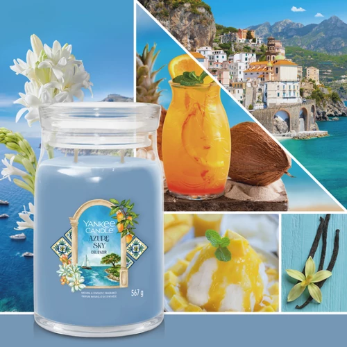 Yankee Candle® Azure Sky Signature nagy üveggyertya 567 g