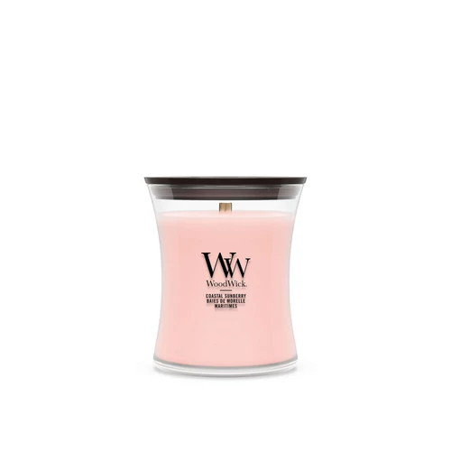 WoodWick Coastal Sunberry közepes üveggyertya 275 g