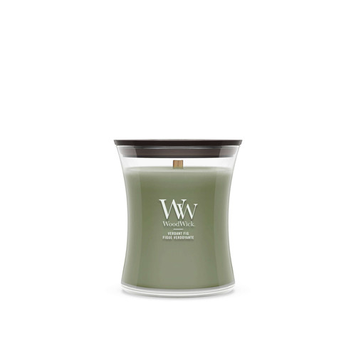 WoodWick® Verdant Fig közepes üveggyertya 275 g