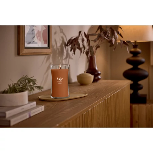 WoodWick® Saffron Smoke nagy üveggyertya 609 g