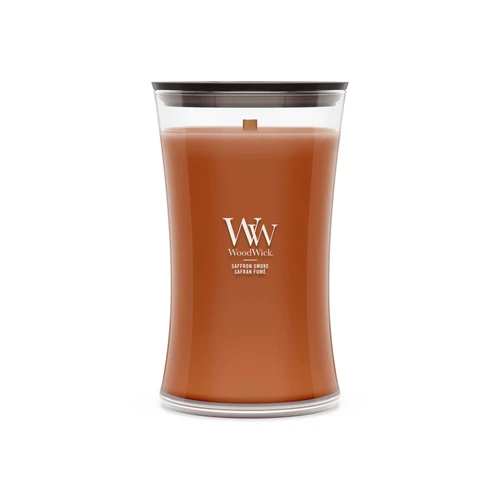 WoodWick® Saffron Smoke nagy üveggyertya 609 g