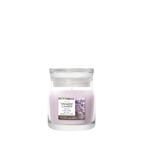 Yankee Candle® Dried Lavender & Oak Signature kis üveggyertya 110 g