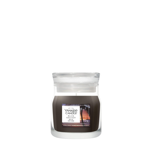 Yankee Candle® Black Coconut Signature kis üveggyertya 110 g