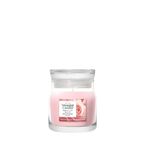 Yankee Candle Fresh Cut Roses Signature kis üveggyertya 110 g