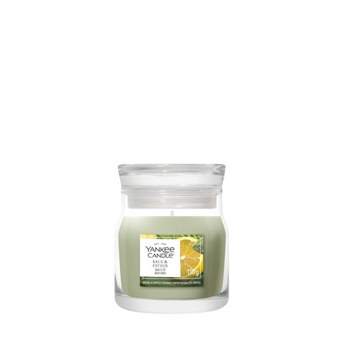 Yankee Candle® Sage & Citrus Signature kis üveggyertya 110 g