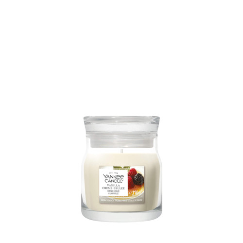 Yankee Candle® Vanilla Creme Brulee Signature kis üveggyertya 110 g