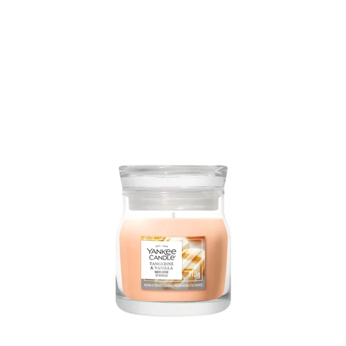 Yankee Candle Tangerine & Vanilla Signature kis üveggyertya 110 g