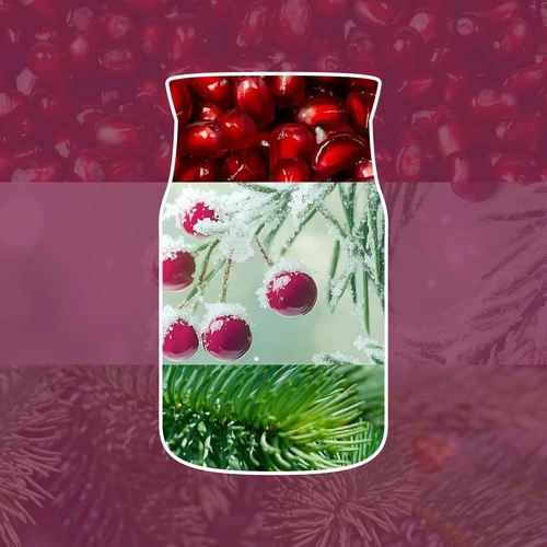 Yankee Candle® Sparkling Winterberry Signature kis üveggyertya 110 g