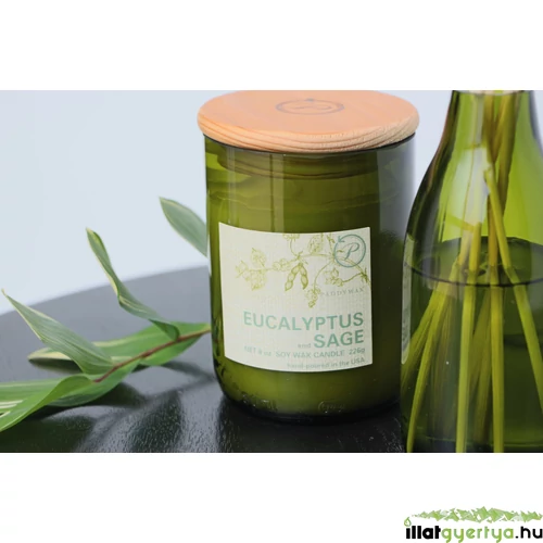 Eucalyptus & Sage Eco üveggyertya