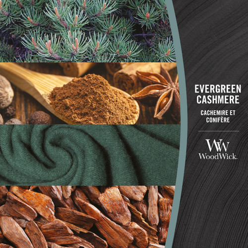 WoodWick® Evergreen Cashmere hajógyertya 453 g WoodWick® Evergreen Cashmere hajógyertya 453 g