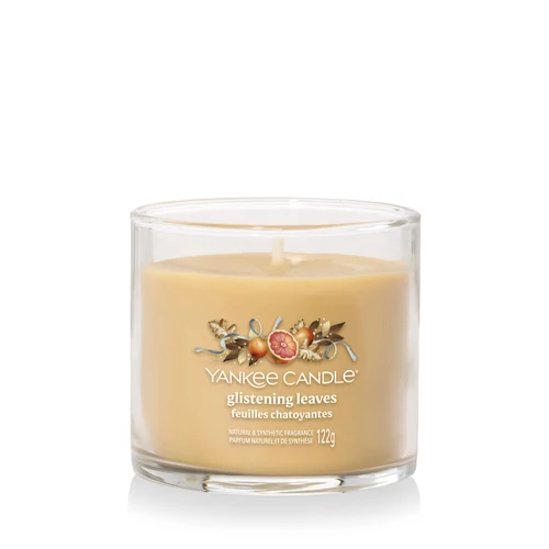 Yankee Candle® Glistening Leaves Signature kis poharas gyertya 122 g