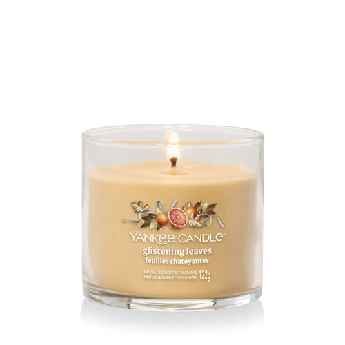 Yankee Candle® Glistening Leaves Signature kis poharas gyertya 122 g