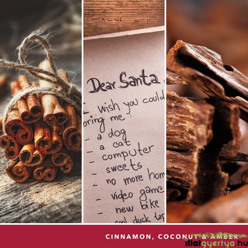 Letters to Santa Signature nagy poharas gyertya