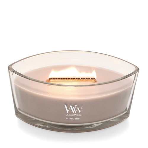 WoodWick® Patchouli Créme hajógyertya 453 g WoodWick® Patchouli Créme hajógyertya 453 g