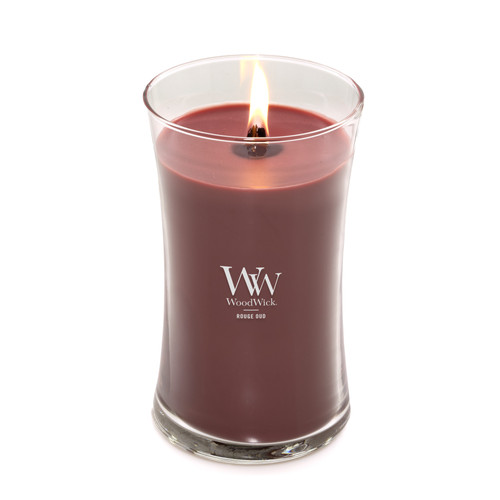 WoodWick® Rouge Oud nagy üveggyertya 609 g WoodWick® Rouge Oud nagy üveggyertya 609 g
