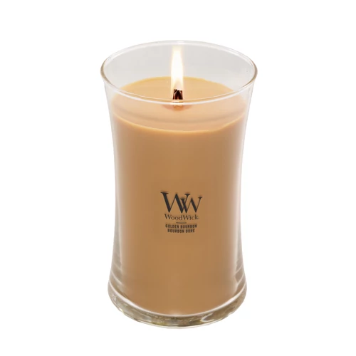 WoodWick® Golden Bourbon nagy üveggyertya 609 g