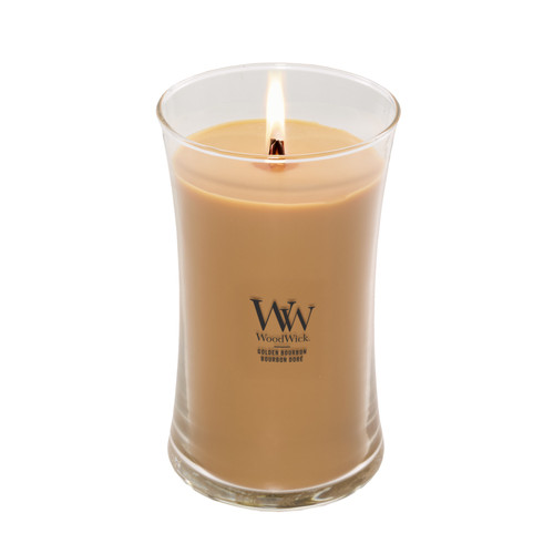 WoodWick® Golden Bourbon nagy üveggyertya 609 g