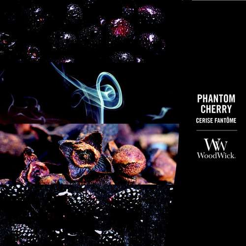 WoodWick® Phantom Cherry nagy üveggyertya 609 g