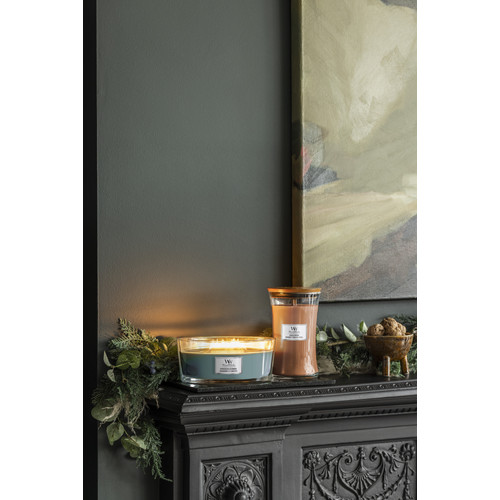 WoodWick® Santal Myrrh nagy üveggyertya 609 g WoodWick® Santal Myrrh nagy üveggyertya 609 g