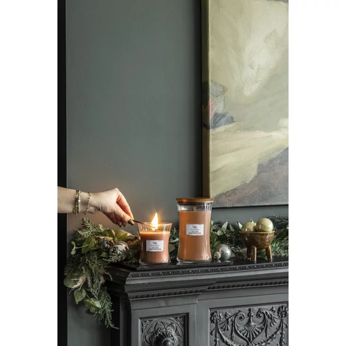 WoodWick® Santal Myrrh közepes üveggyertya 275 g