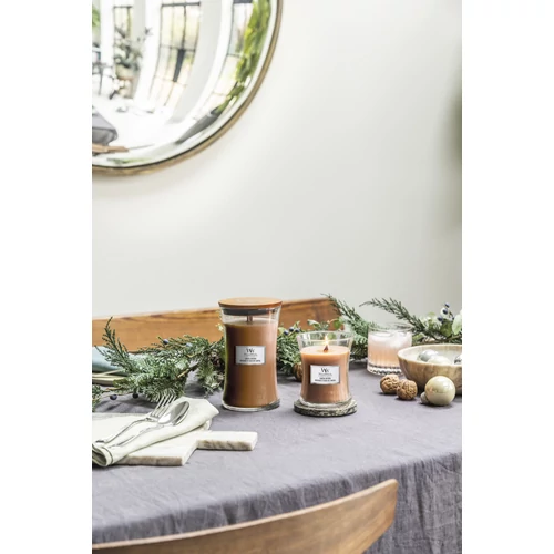 WoodWick® Santal Myrrh közepes üveggyertya 275 g
