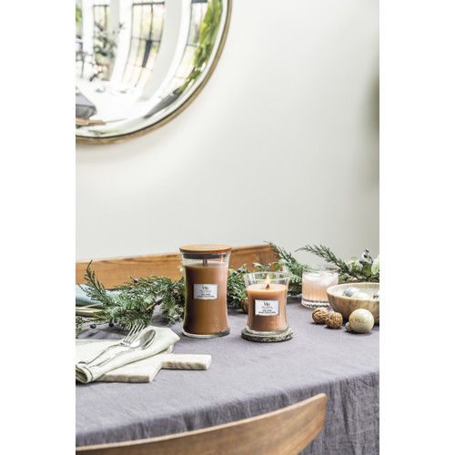 WoodWick® Santal Myrrh nagy üveggyertya 609 g WoodWick® Santal Myrrh nagy üveggyertya 609 g